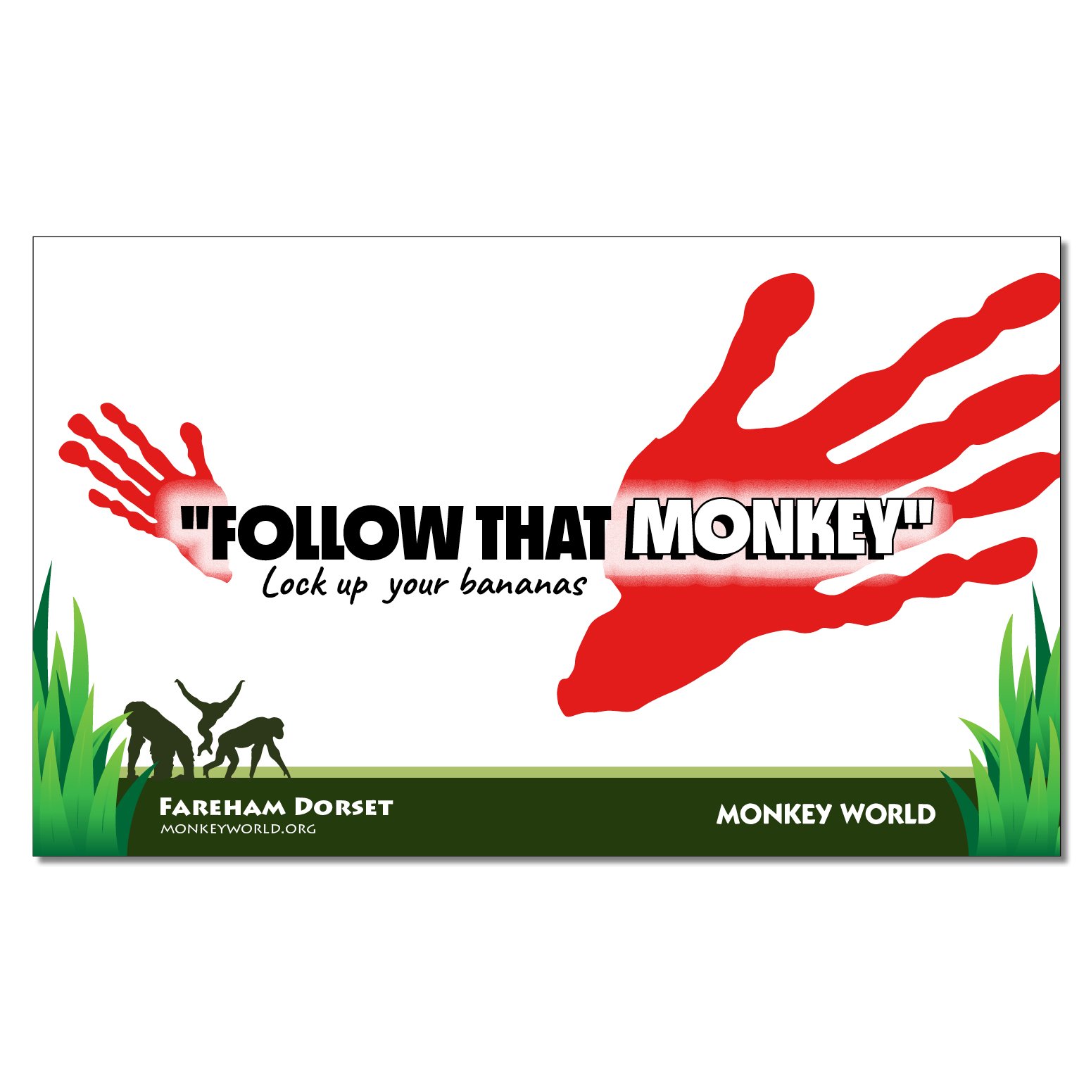 My-graphic designer-Billboard-Monkey world-billboard design-Poole-dorset-bournemouth-44444